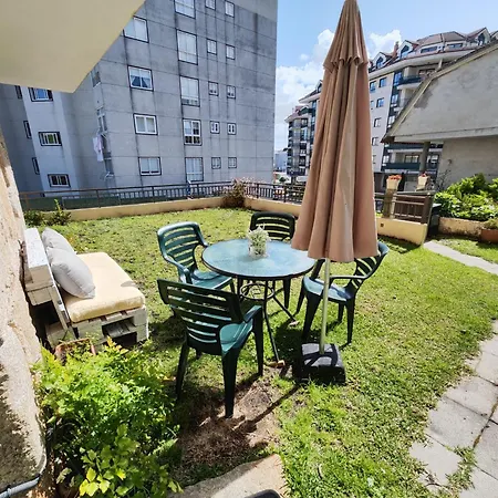 Baiona, 3 Con Jardin Апартаменты *
